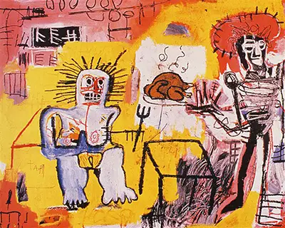 Rice and Chicken Jean-Michel Basquiat